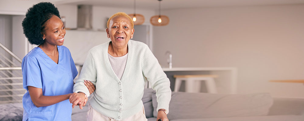 Caregiver And Eldery Woman