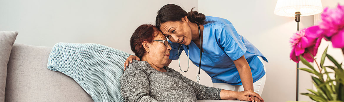 Nurse With Elderly Woman